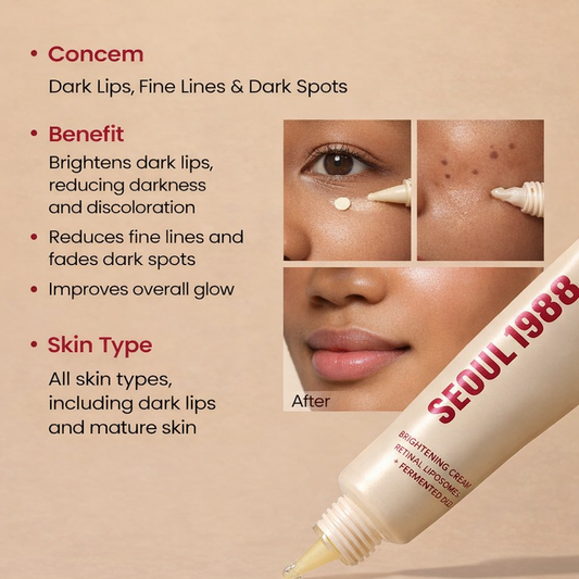 Seoul 1988 Tone-Up Cream | Korean Brightening & Hydrating Skin Cream | Instant Glow & Even Skin Tone | Lightweight Daily Moisturizer