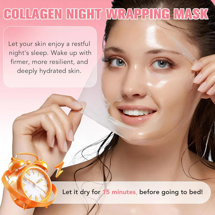 Medicube Collagen Night Wrapping Mask | Overnight Collagen Sleeping Mask | Firming & Hydrating Korean Face Mask